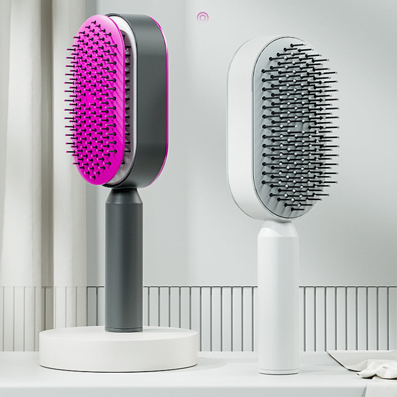 Women Fashion 3D Hair Growth Comb Hairbrush Self-Cleaning Hair Brush  Self Cleaning Hair Brush For Women Massage Scalp Promote Blood Circulation Anti Hair Loss null
